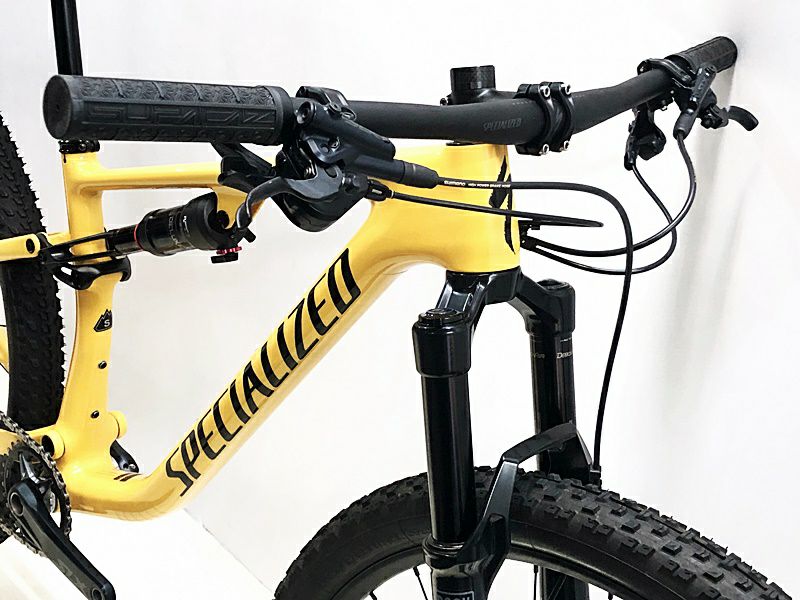 ○美品 スペシャライズド エピック EPIC EVO COMP 2021年 SLX 油圧DISC フルサス29erカーボンマウンテンバイク  Boost規格 S イエロー