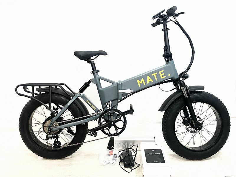 当サイト限定 完成車 BIG SALE】○メイト MATE MATE X 14.5Ah 2023年 折り畳み E-BIKE 電動アシスト自転車  20インチ グレー 【期間限定 4/26 午前10時迄】