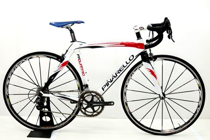 ピナレロ PINARELLO FP QUATTRO 2012年モデル カンパ カーボン ロードバイク 500サイズ 2×11速  WH×BK×RD（サイクルパラダイス山口より配送)