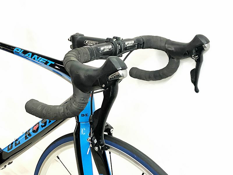 【プライスダウン開始】デローザ DE ROSA プラネット PLANET 105 5800 2015年 カーボンロードバイク 55サイズ  ブルー／ブラック／ホワイト【お買い得SALE】