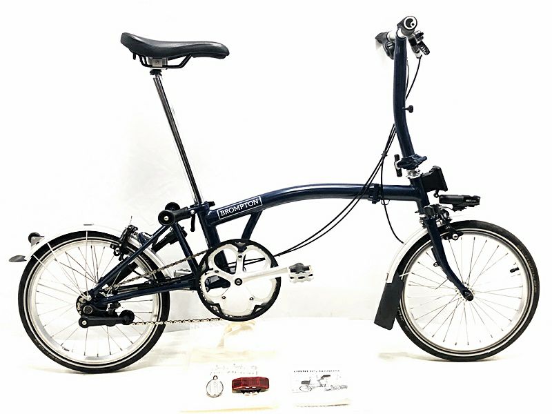 当サイト限定 完成車 BIG SALE】ブロンプトン BROMPTON S2L 2021年8月購入車体 フォールディングバイク 折り畳み自転車  16インチ ネイビー【期間限定 4/26 午前10時迄】