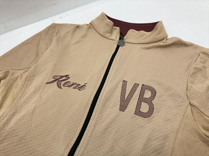 ヴェロビチ VELOBICI VB RENE PRO-VR2 サイクルジャージ 半袖 ベージュ系 2サイズ  サイクルウェア（サイクルパラダイス山口より配送)