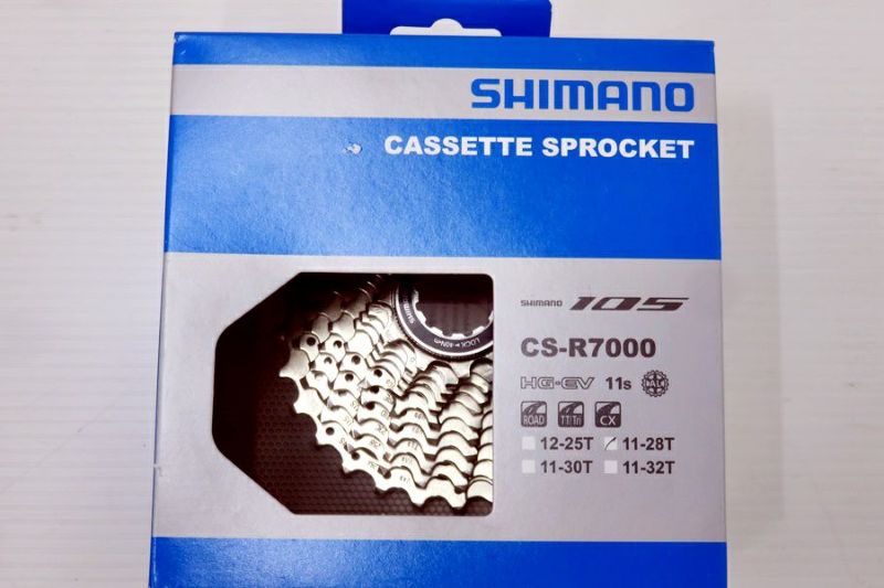 [未使用] シマノ SHIMANO 105 スプロケット CS-R7000 11-28T 11速