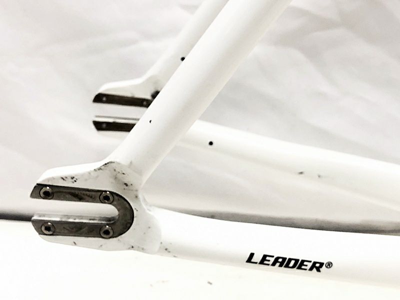 リーダーバイク LEADER BIKES 725TR ピスト フレームセット 2021年購入車体 Mサイズ アルミ ホワイト