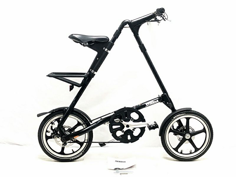 超美品 ストライダ STRIDA LT 2024年1月購入車体 フォールディングバイク 折り畳み自転車 16インチ ブラック