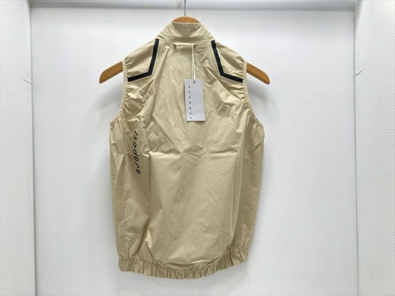 未使用品 イザドア Isadore レインジレ Signature Rain Gilet サファリ レディース Sサイズ サイクルジャージ - ウエア