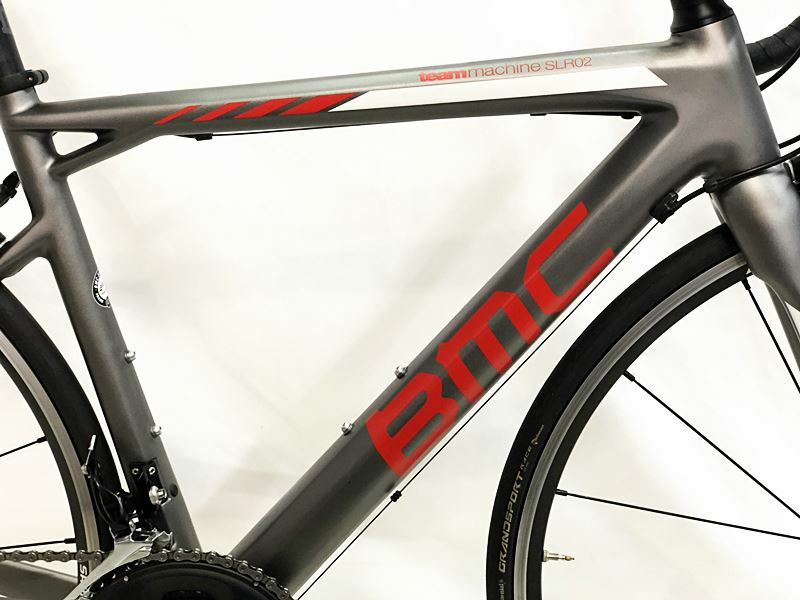 美品 ビーエムシー BMC チームマシン TEAM MACHINE SLR02 105 5800 11速 2017年 カーボンロードバイク 48サイズ  グレー