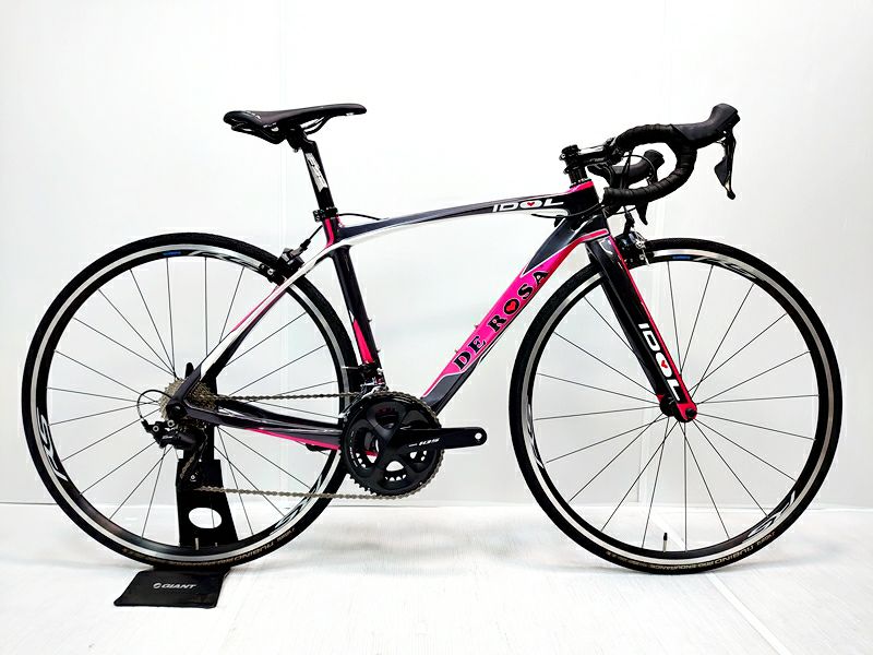 ▽▽未使用 デローザ DE ROSA アイドル IDOL 105 7000 2019年 カーボン ロードバイク 47サイズ 2×11速  グレー/ピンク（サイクルパラダイス福岡より配送）