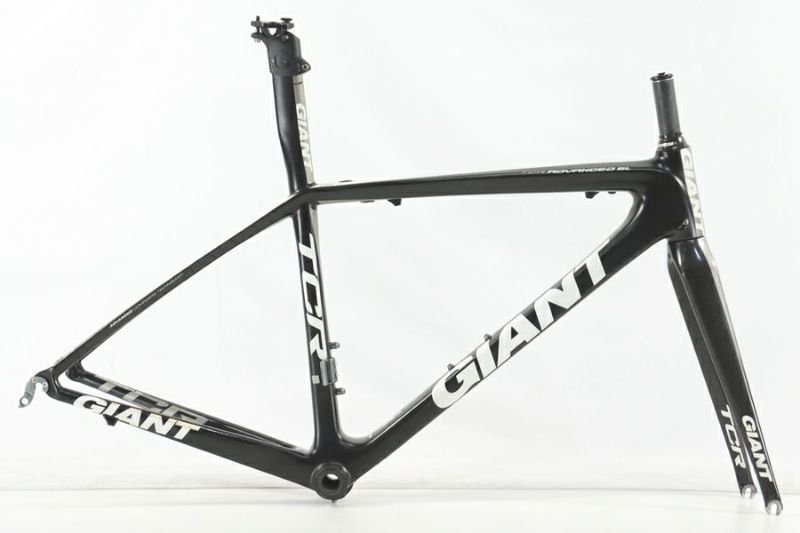 ◇◇ジャンク ジャイアント GIANT TCR ADVANCED SL1 2011年 カーボン ロードバイク フレーム XSサイズ 100/130mm  700C クラック（サイクルパラダイス大阪より配送）