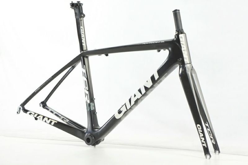 ◇◇ジャンク ジャイアント GIANT TCR ADVANCED SL1 2011年 カーボン ロードバイク フレーム XSサイズ 100/130mm  700C クラック（サイクルパラダイス大阪より配送）