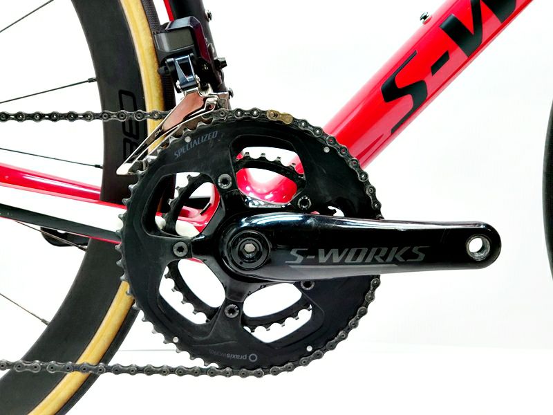 ▽▽スペシャライズド SPECIALIZED S-WORKS TARMAC SL6 Di2 2019年モデル カーボン ロードバイク 56サイズ  2×11速 レッド（サイクルパラダイス福岡より配送）