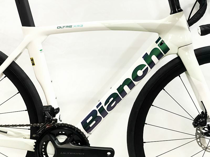 当サイト限定 完成車 BIG SALE】未走行品 ビアンキ BIANCHI オルトレ OLTRE XR3 CV ULTEGRA R8100 12速 電動 Di2 油圧 2022年 カーボンロードバイク 50サイズ ホワイト☆【期間限定 7/26 午前10時迄】