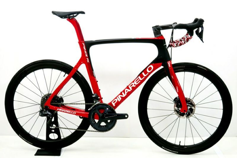 ピナレロ PINARELLO プリンスディスク PRINCE DISK 2022年モデル R7000 カーボン ロードバイク 54.5サイズ  2×11速 レッド（サイクルパラダイス山口より配送)