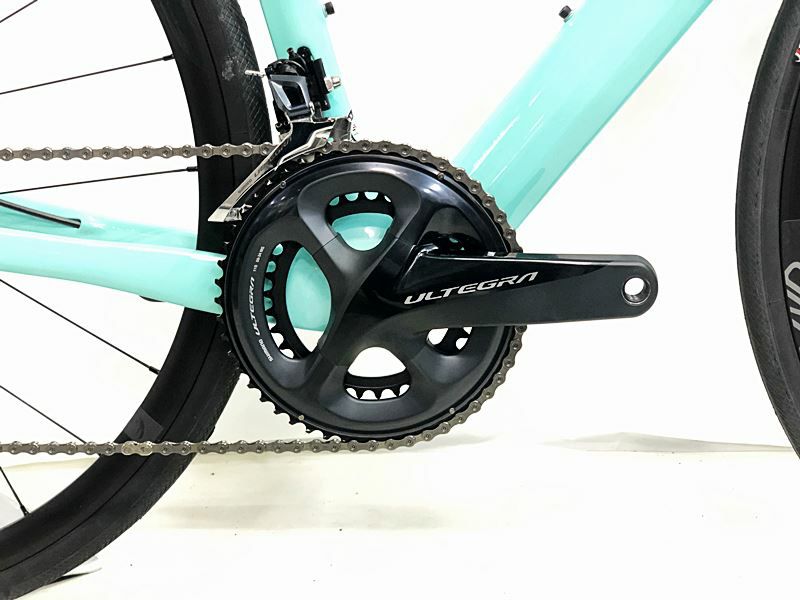 未走行品 ビアンキ BIANCHI インフィニート INFINITO CV DISC ULTEGRA 油圧DISC 2022年 カーボンロードバイク  53サイズ チェレステ☆