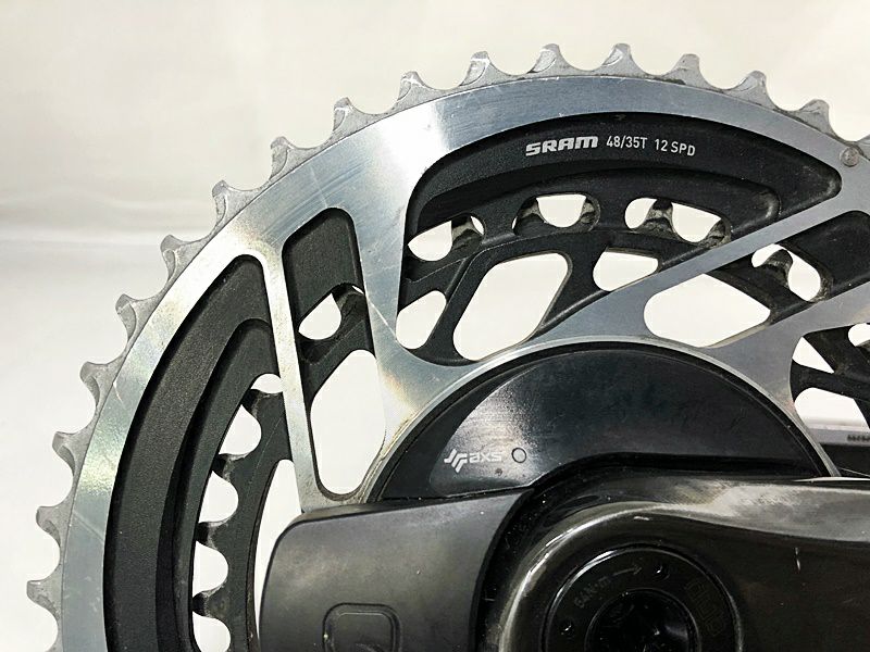 SRAM RED AXS チェーンリング一体型 PowerMeter 48/35T QUARQ DUB クランクアーム 175mm クランクセット  パワーメーター