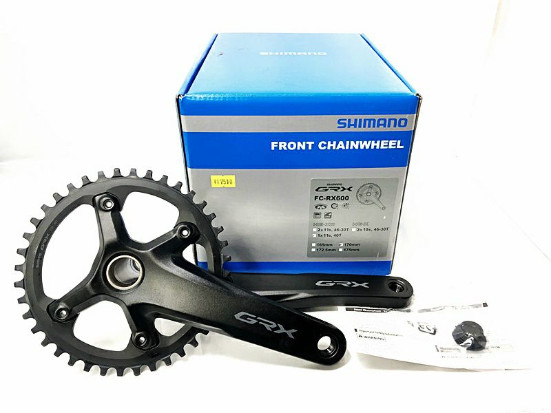 未使用品 シマノ SHIMANO GRX FC-RX600 40T 170mm クランクセット 〇