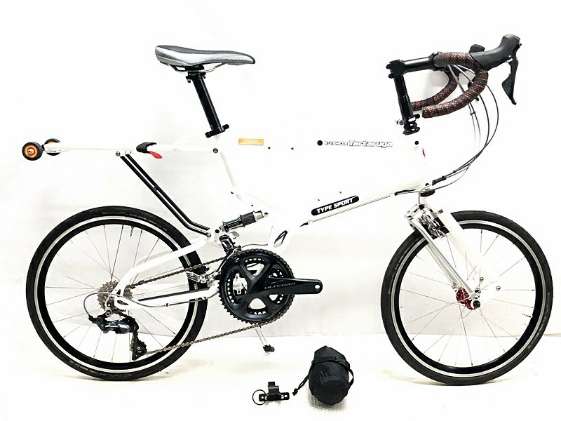美品 タルタルーガ タイプスポルト TYPE SPORT ver.1.5 20th 2022年11月購入車体 ULTEGRA フォールディングバイク  折り畳み自転車