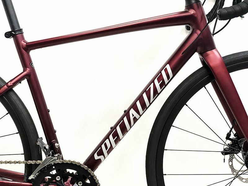 超美品 スペシャライズド SPECIALIZED アレー ALLEZ Claris 機械式ディスクブレーキ 2024年 ロードバイク 52サイズ  ワインレッド