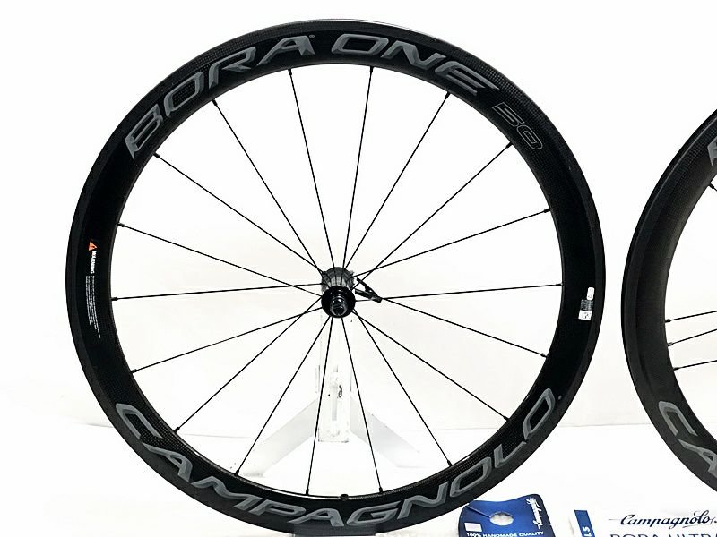 カンパニョーロ CAMPAGNOLO ボーラ ワン BORA ONE 50 AC3 C17 クリンチャー ホイールセット シマノフリー 11速  リムブレーキ カーボン