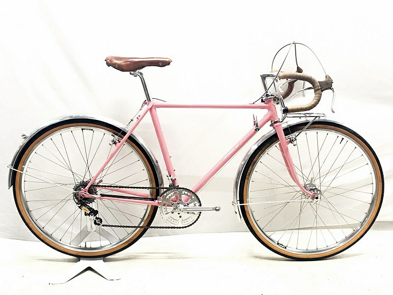 当サイト限定 完成車 BIG SALE】○トーエイ TOEI ランドナー スタンダード RANDONNEUR STANDARD 2000年以前  クロモリ ロードバイク 495サイズ ピンク☆【期間限定 10/25 午前10時迄】