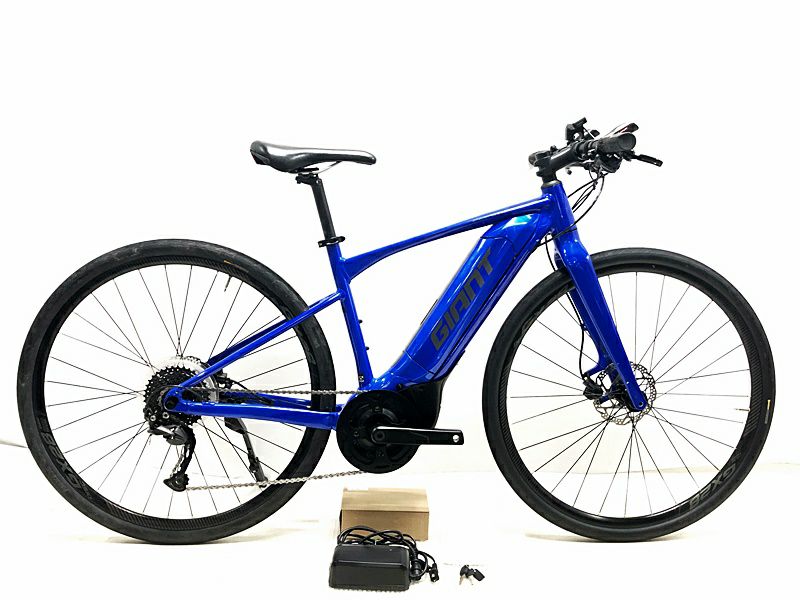 プライスダウン開始】○美品 ジャイアント GIANT エスケープ ESCAPE R E+ 油圧DISCブレーキ 22年4月購入車体 E-BIKE  電動アシスト自転車 XSサイズ サファイア☆【お買い得SALE】