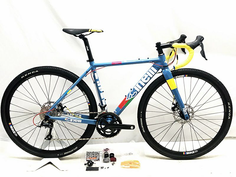 プライスダウン開始】未走行品 チネリ CINELLI ジデコ ララ ZYDECO LALA SORA 機械式DISCブレーキ 2022~23年  シクロクロス ロードバイク 49サイズ ブルー ☆【お買い得SALE】