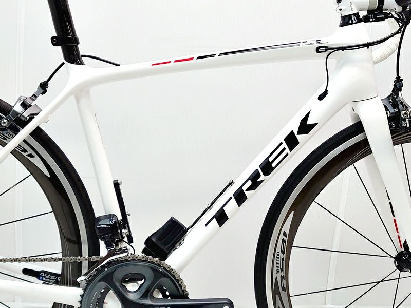 ▽▽トレック TREK EMONDA SL5 Di2 ULTEGRA 6870 2015年モデル カーボン ロードバイク 52サイズ 2×11速  ホワイト カスタム（サイクルパラダイス福岡より配送）