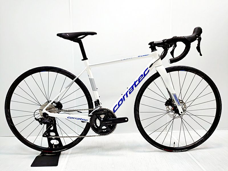 ▽▽未使用 コラテック CORRATEC RT-CARBON 105 DISC R7120 2024年モデル カーボン ロードバイク 48サイズ  2×12速 ホワイト（サイクルパラダイス福岡より配送）