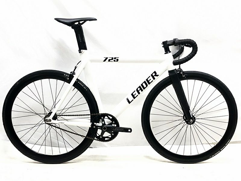 プライスダウン開始】美品 リーダーバイク LEADER BIKES 725TR 2023年10月購入車体 シングルスピード ピストバイク Lサイズ  ホワイト【お買い得SALE】