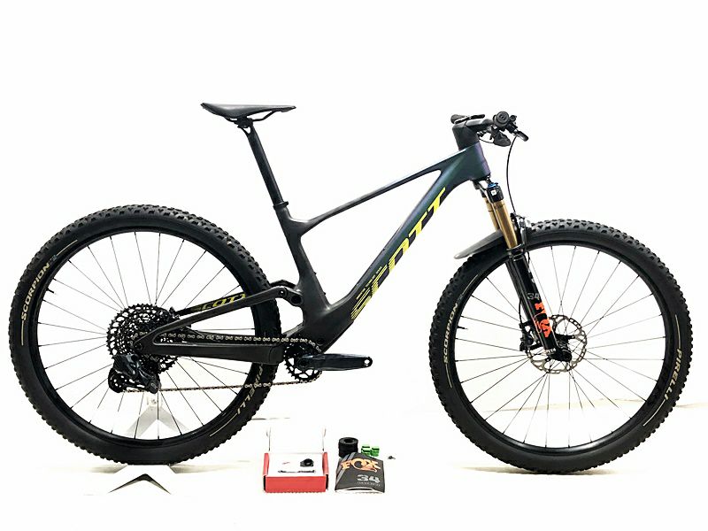 プライスダウン開始】○美品 スコット SCOTT SPARK RC TEAM ISSUE 2022年 SRAM GX EAGLE AXS 29er  カーボン マウンテンバイク Boost規格 Mサイズ グリーン【お買い得SALE】