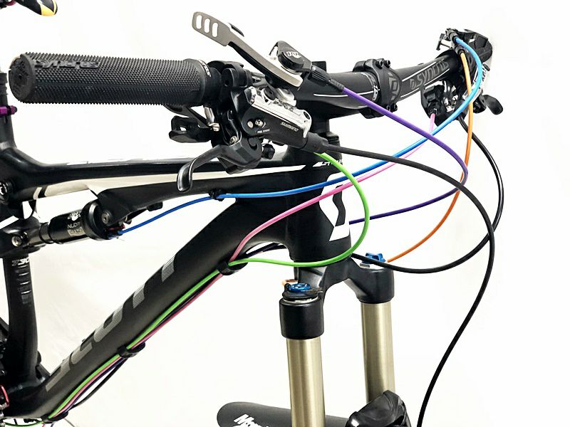 ○訳アリ スコット SCOTT ジーニアス 730 GENIUS 730 2014年 油圧ディスクブレーキ フルサス 27.5 マウンテンバイク  Mサイズ ブラック