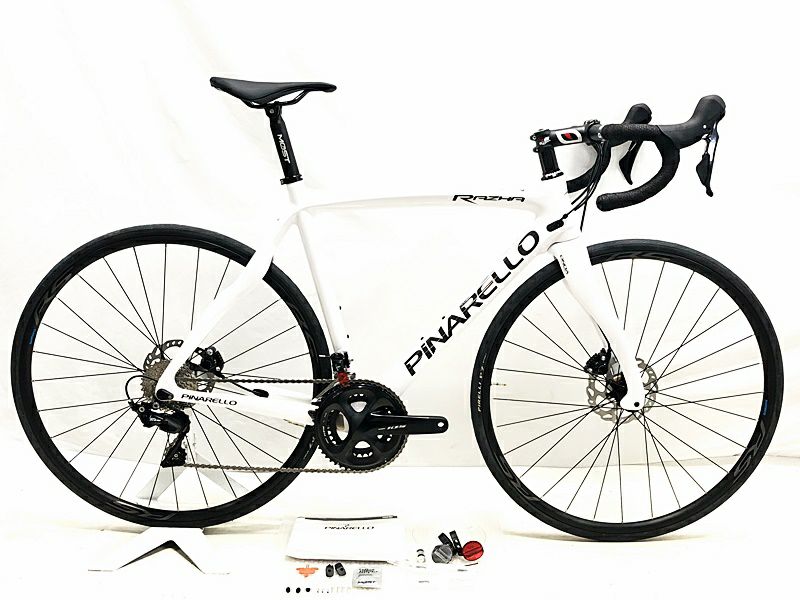 プライスダウン開始】未走行品 ピナレロ PINARELLO ラザ ディスク RAZHA DISK 105 油圧DISCブレーキ 2023年  カーボンロードバイク 515サイズ ホワイト ☆【お買い得SALE】