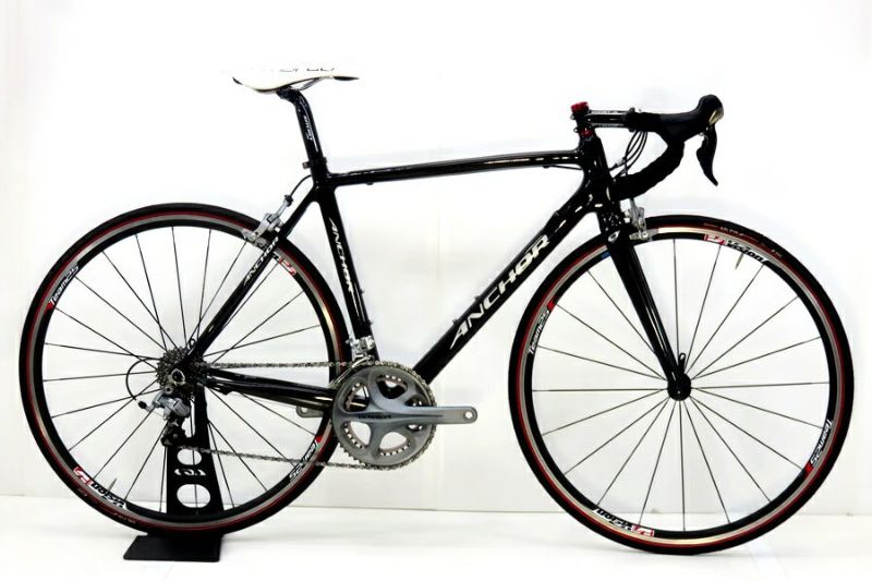 アンカー ANCHOR RIS 9 ULTEGRA MIX 2012年モデル カーボン ロードバイク 520サイズ 2×10速  ブラック（サイクルパラダイス山口より配送)