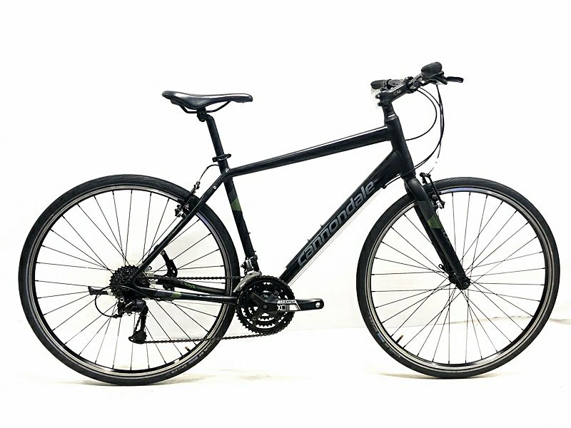 年末年始セール】訳アリ キャノンデール CANNONDALE クイック QUICK 6 2017年 クロスバイク Lサイズ ブラック ☆【期間限定  2025年1月6日 午前10時迄】