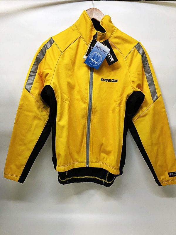 パールイズミ Pearl Izumi ウィンドブレークジャケット Windbreak Jacket Mサイズ イエローブラック