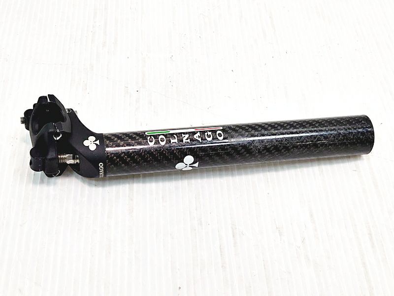 ▽▽コルナゴ COLNAGO カーボン シートポスト カット有 31.6mm ブラック（サイクルパラダイス福岡より配送）