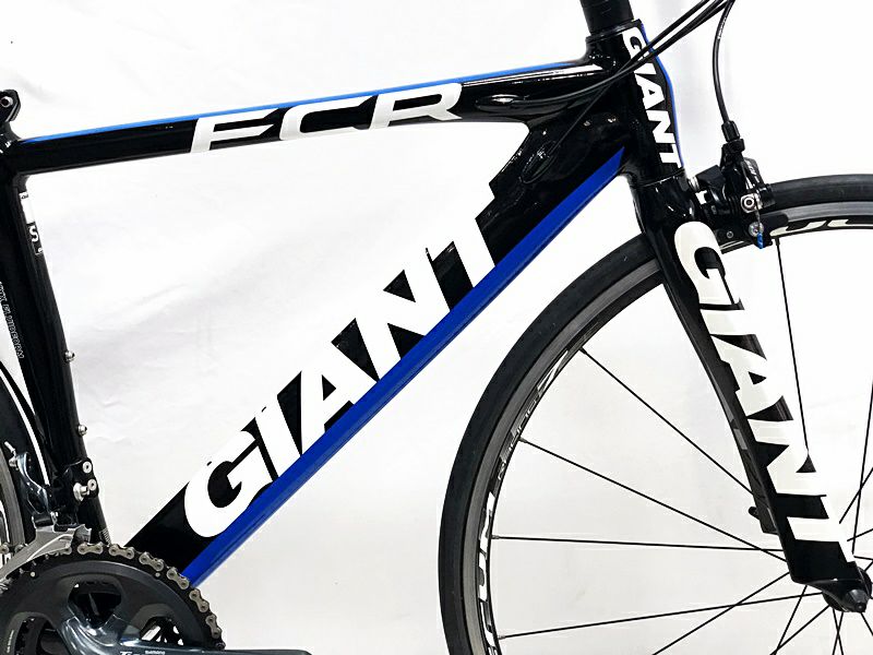 【当サイト限定 完成車 BIG SALE】訳アリ ジャイアント GIANT FCR1 2012年 クロスバイク フラットバーロード Sサイズ  ブラック/ブルー ☆【期間限定 7/26 午前10時迄】