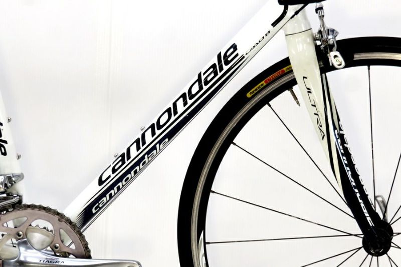 ★★キャノンデール CANNONDALE CAAD 8 6 Tiagra 2011年モデル アルミ ロードバイク 54サイズ 2×9速  ホワイト（サイクルパラダイス山口より配送)