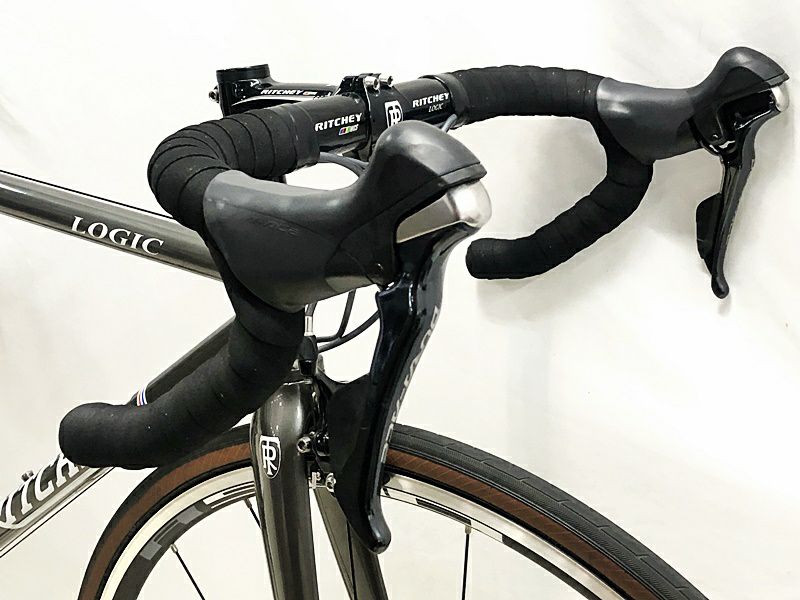 プライスダウン開始】美品 リッチー RITCHEY ロードロジック ROAD LOGIC DURA-ACE 9000 2015年 クロモリ ロードバイク  510サイズ グレー☆【お買い得SALE】