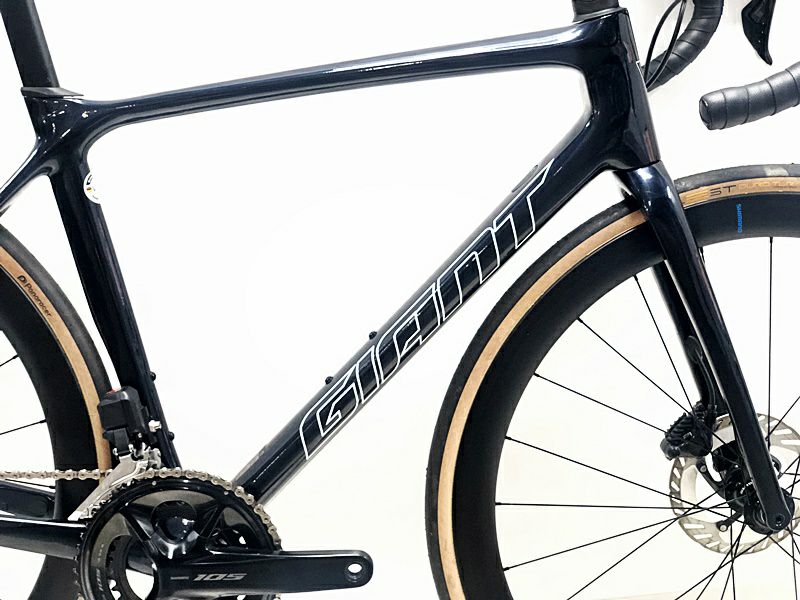 ジャイアント GIANT ティーシーアール TCR ADVANCED 1 DISC KOM 105 Di2 12速 油圧DISC 2023年  カーボンロードバイク Mサイズ ネイビー