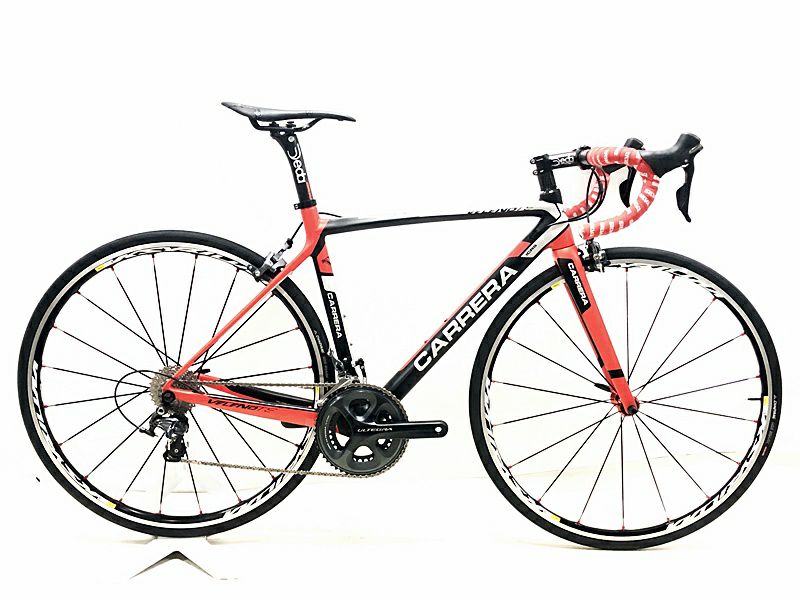 プライスダウン開始】美品 カレラ CARRERA ヴェレーノ VELENO TS ULTEGRA 6800 2017年 カーボンロードバイク Sサイズ  ブラック【お買い得SALE】