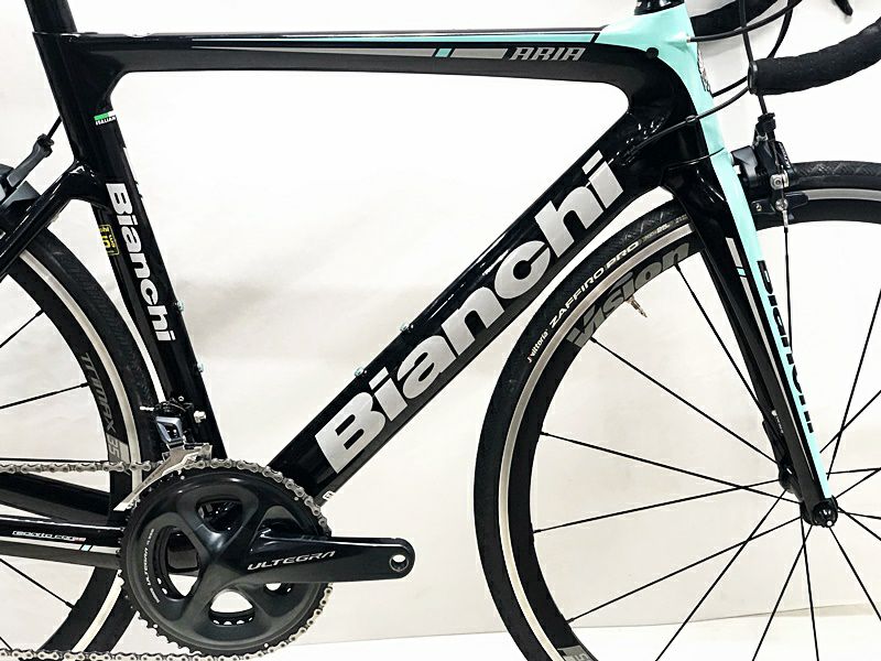 プライスダウン開始】訳アリ ビアンキ BIANCHI アリア ARIA ULTEGRA R8000 2018年 カーボンロードバイク 55サイズ  ブラック【お買い得SALE】