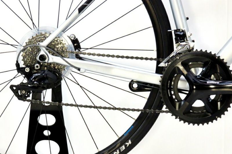 ガノー GARNEAU アクシス AXIS 1 R7000 2023年モデル アルミ ロードバイク 470サイズ 2×11速  シルバー（サイクルパラダイス山口より配送)