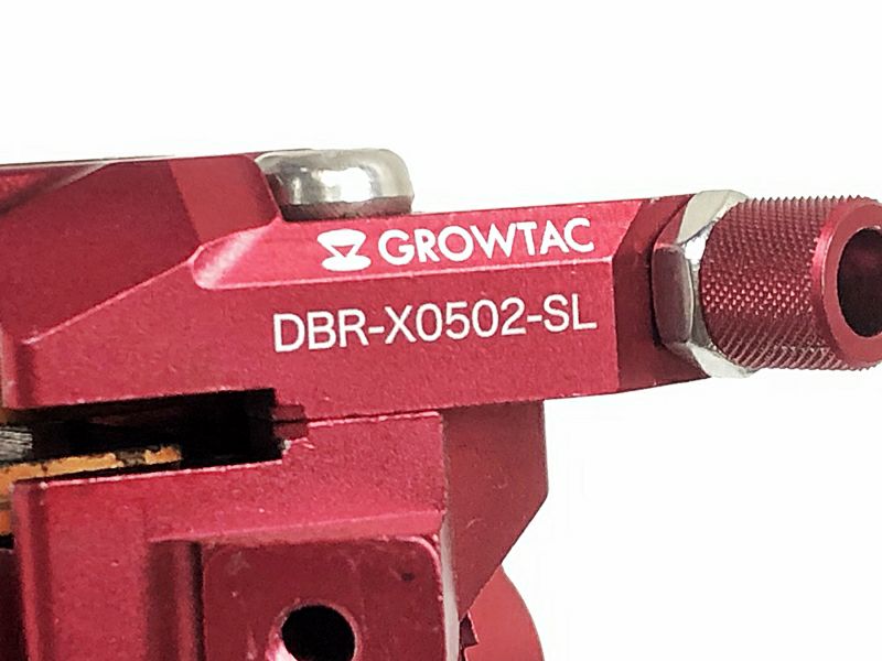 グロータック GROWTAC イコール EQUAL 機械式ディスクブレーキキャリパー フラットマウント 前後セット レッド