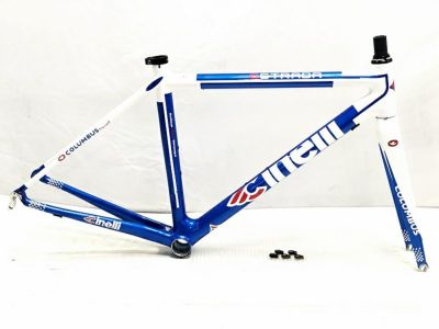 訳アリ チネリ CINELLI エストラーダ ESTRADA ロード フレームセット 2010年 46サイズ カーボン ブルー