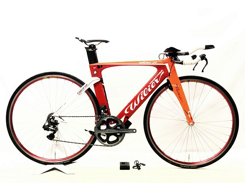 年末年始セール】○ウィリエール Wilier ツインフォイル TWIN FOIL DURA-ACE 2012年 TT トライアスロン カーボン  ロードバイク Sサイズ レッド/オレンジ【期間限定 2025年1月6日 午前10時迄】