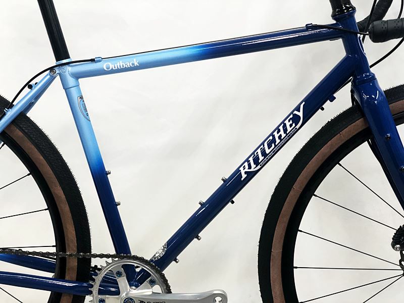 リッチー RITCHEY Outback V2 50th Anniversary 油圧ディスクブレーキ 2023年 グラベルロード クロモリロードバイク  Sサイズ ブルー