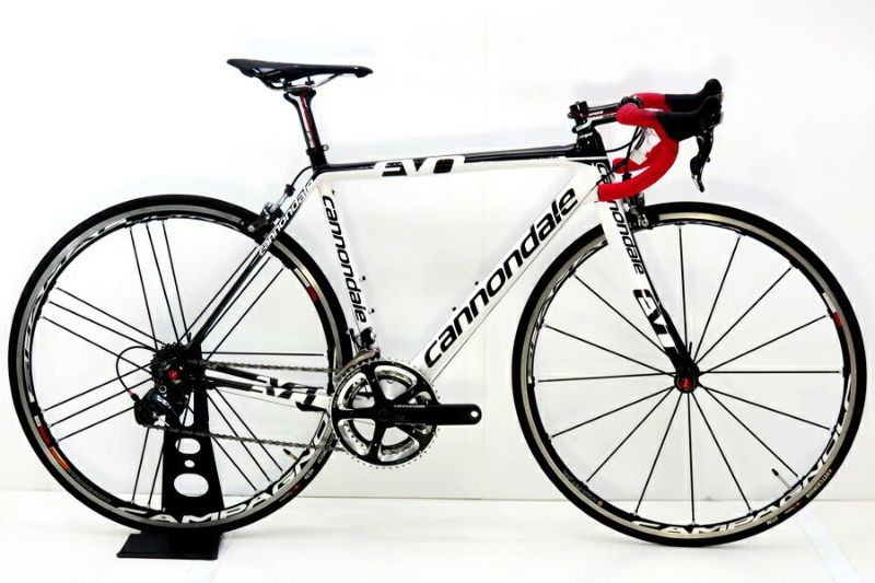 キャノンデール CANNONDALE SUPERSIX EVO HI-MOD DURA-ACE 2012年モデル カーボン ロードバイク 48サイズ  2×10速 WH（サイクルパラダイス山口より配送)