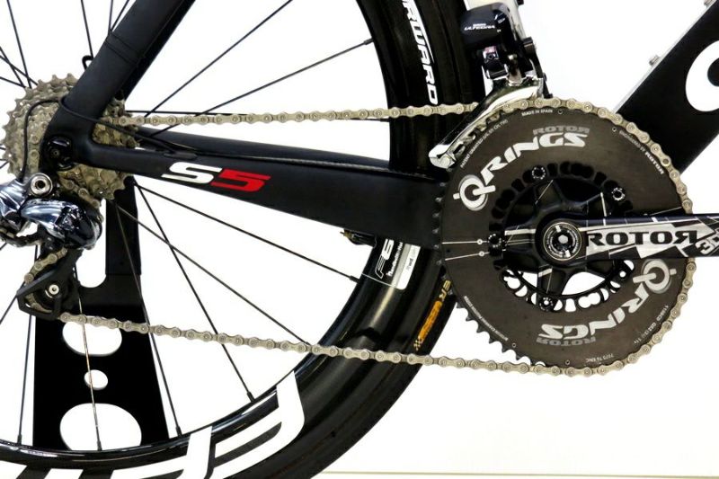 サーヴェロ CERVELO エスファイブ S5 ULTEGRA Di2 2014年モデル カーボン ロードバイク 54サイズ 2×11速  ブラック（サイクルパラダイス山口より配送)