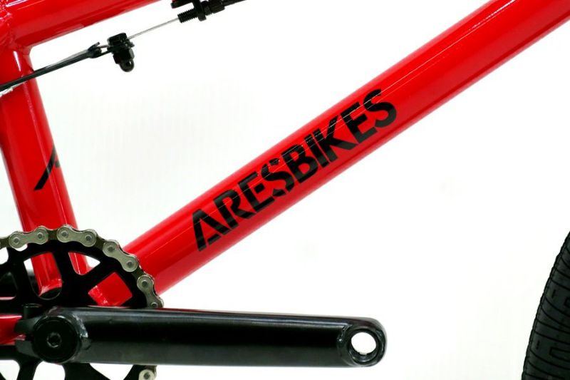 [未走行] アーレスバイク ARES BIKES アプラス APLUS 2022年モデル スチール BMX バイク タイヤ20インチ  レッド（サイクルパラダイス山口より配送)